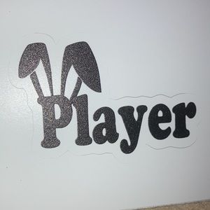 Vintage Playboy vinyl sticker